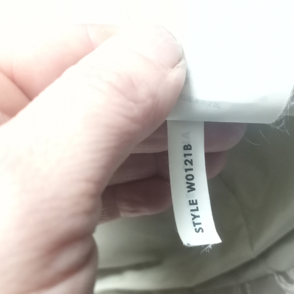 Final Sale - GEOX Respira Shimmery Khaki Pleated Windbreaker Jacket - Picture 4 of 9